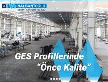 Tablet Screenshot of nalbantogludemir.com